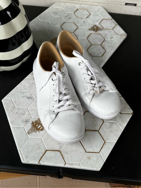 Cole Haan Other - Cole Haan White Leather Lace-Up Sneakers
